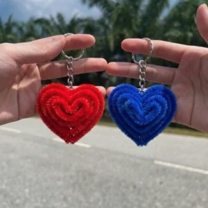 heart matching key chain